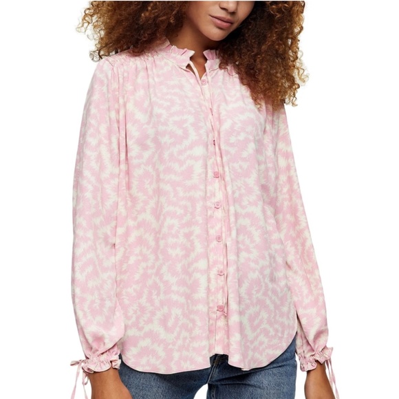 TOPSHOP Tops - TOPSHOP Brand New With Tags Smocked Top 14